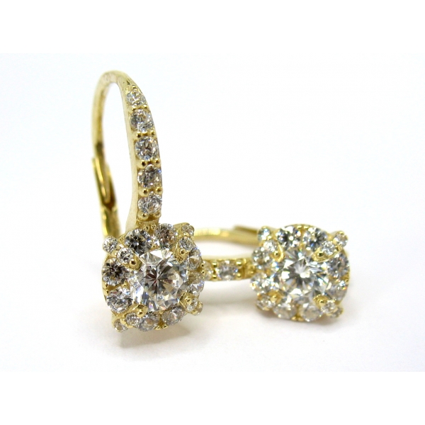 zlaté náušnice b-43352