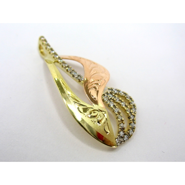 zlatý přívěšek b-43379