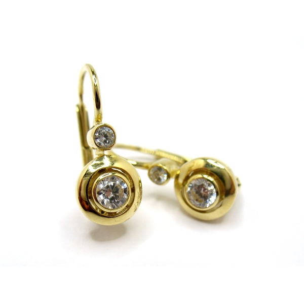 zlaté náušnice b-43408