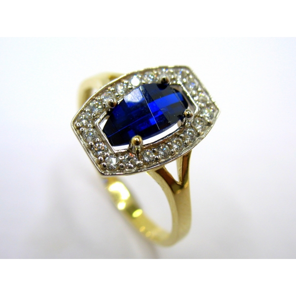 zlatý prsten b-43396