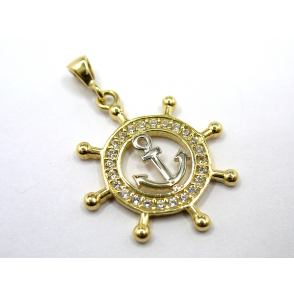 zlatý přívěšek b- 43438