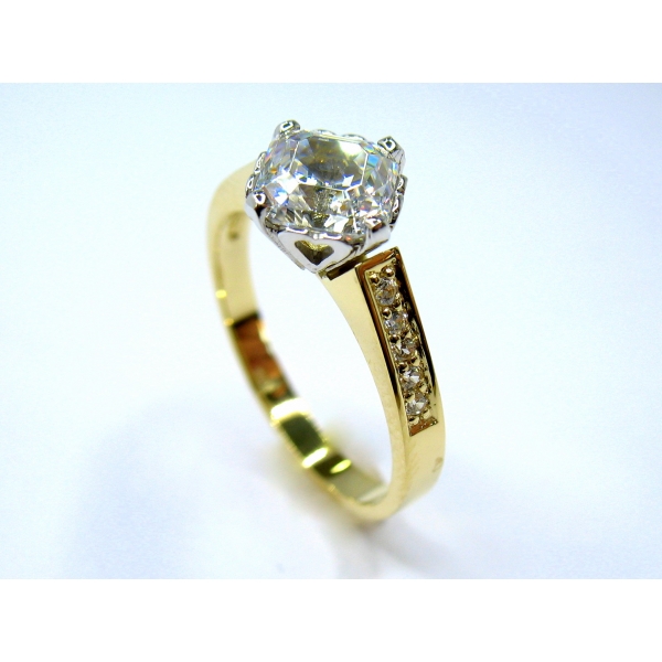 zlatý prsten b-43496