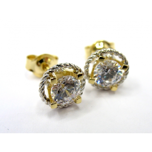 zlaté náušnice b-43507