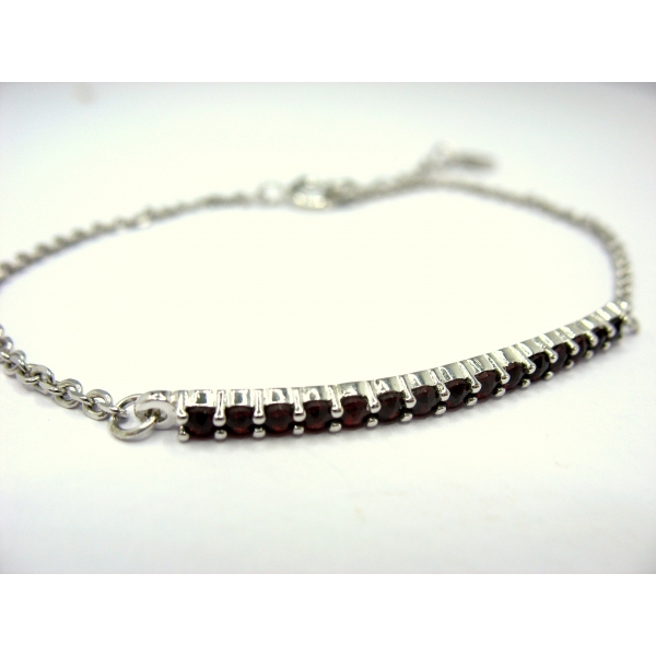 náramek s granáty b-43577