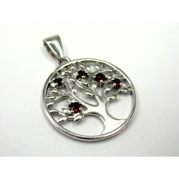 přívěsek s granáty b-43575