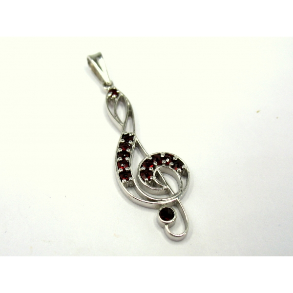 přívěsek s granáty b-43574