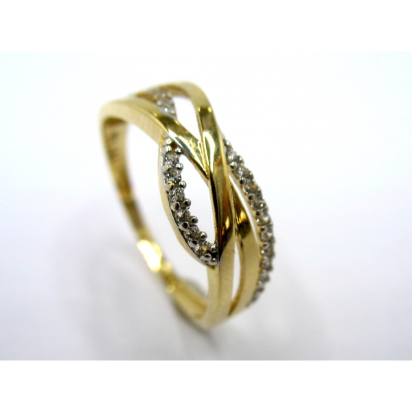 zlatý prsten b-43606