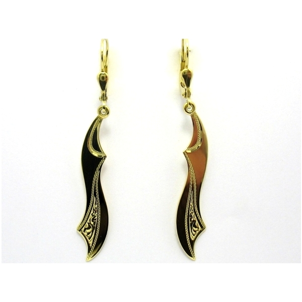 zlaté náušnice 108*