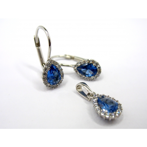 souprava se zirkony b-43612