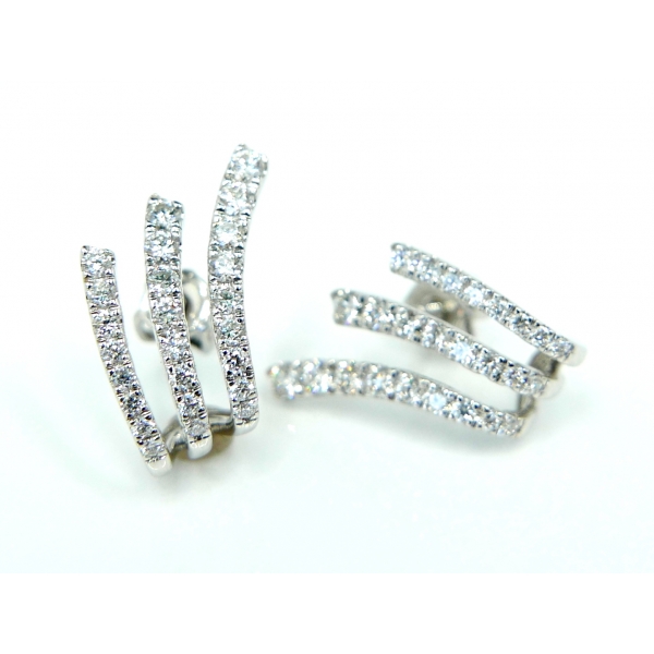 náušnice s brilianty b-43615