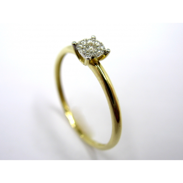 prsten s brilianty b-43614