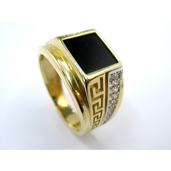 zlatý prsten b-43704