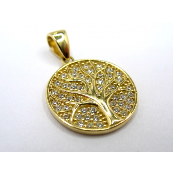 zlatý přívěšek b-43762