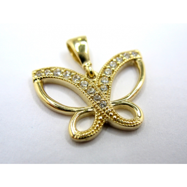 zlatý přívěšek b-43763