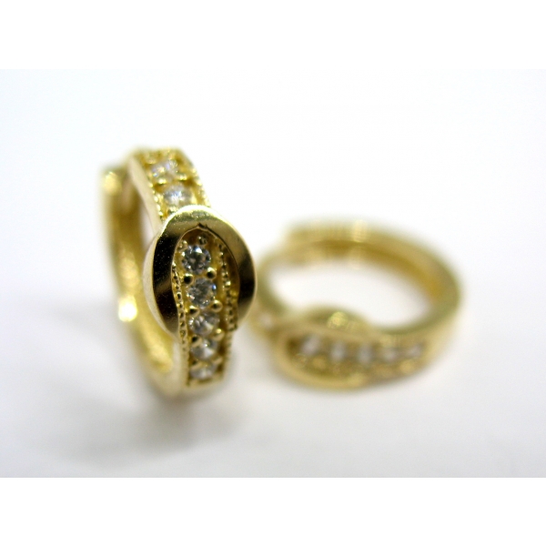 zlaté náušnice b-43747