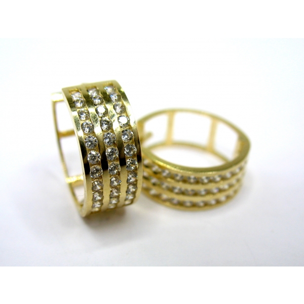 zlaté náušnice b-43745