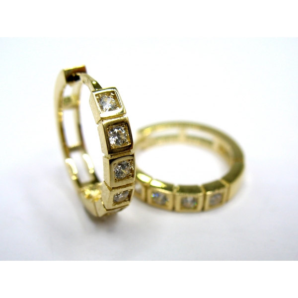 zlaté náušnice b-43743