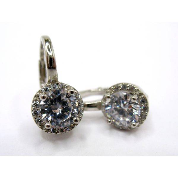 stříbrné náušnice b-44029