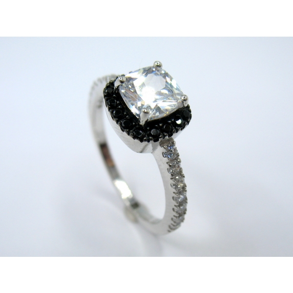 stříbrný prsten b-43910