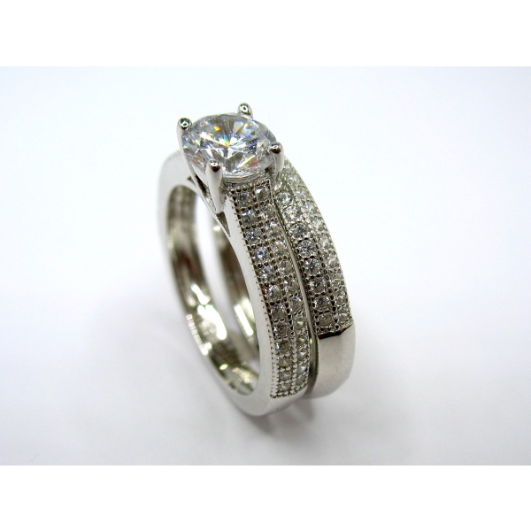 stříbrný prsten b-43901