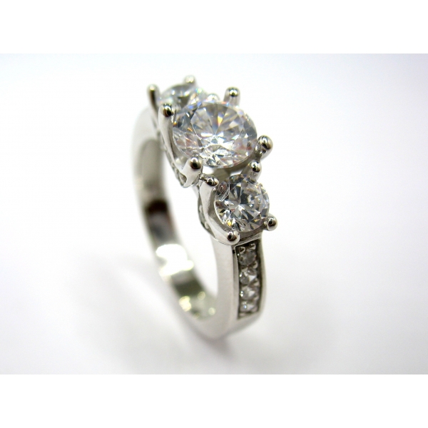 stříbrný prsten b-43887