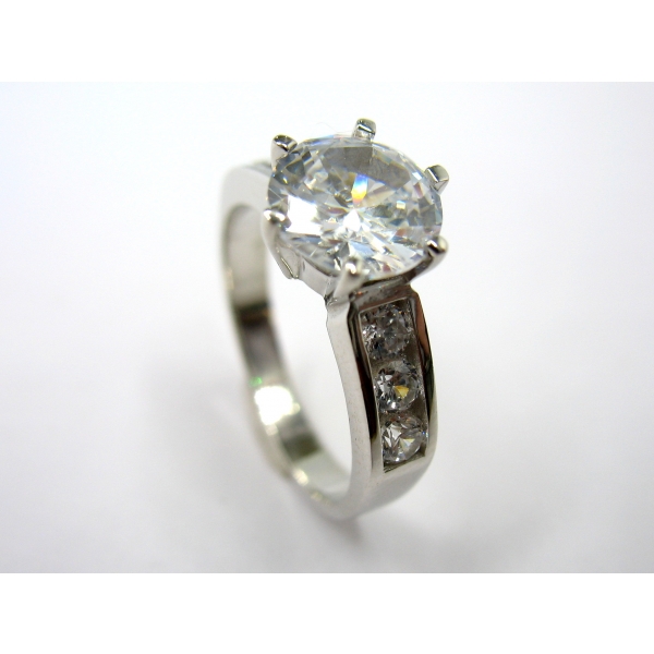 stříbrný prsten b-43889