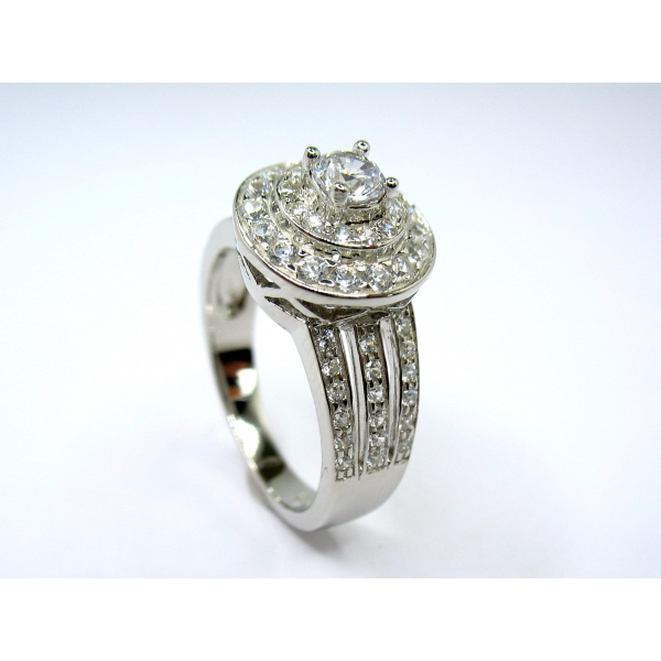 stříbrný prsten b-43914