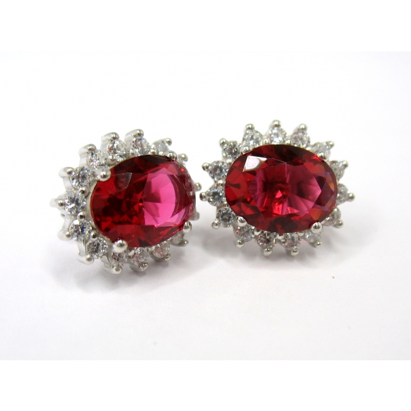 stříbrné náušnice b-43982