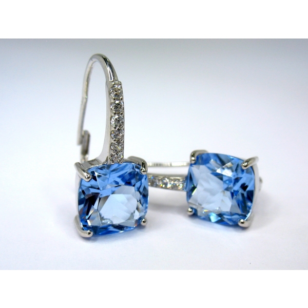 stříbrné náušnice b-43967