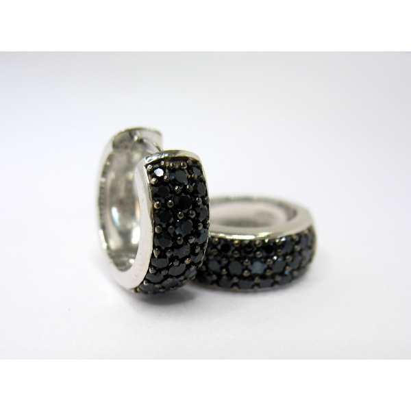 stříbrné náušnice b-43956