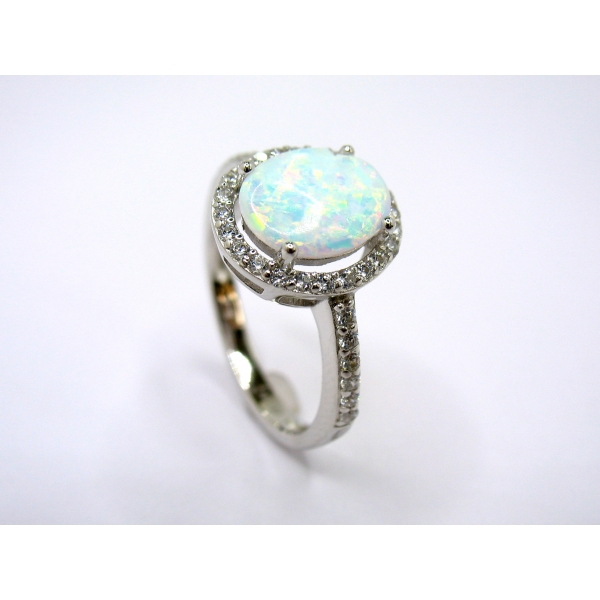 stříbrný prsten b-44534