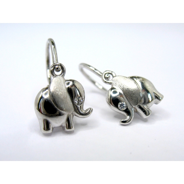 dětské náušnice -slon