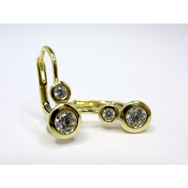 zlaté náušnice b-44655