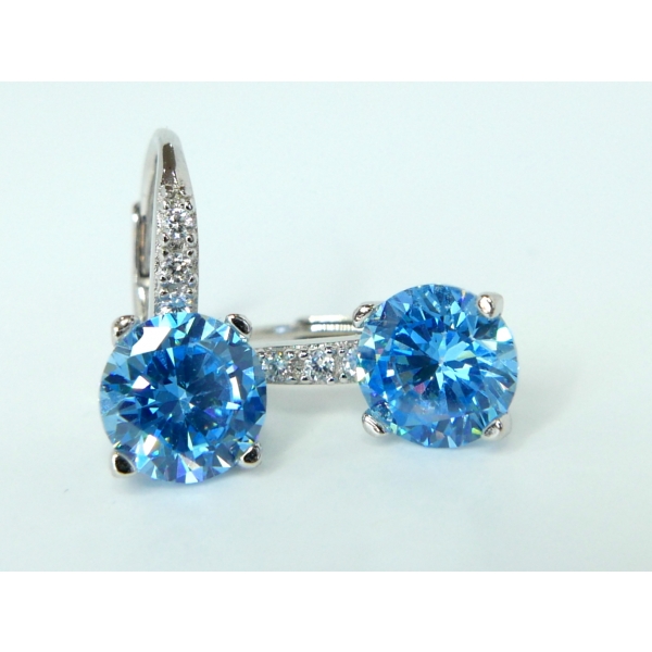 stříbrné náušnice b-44881