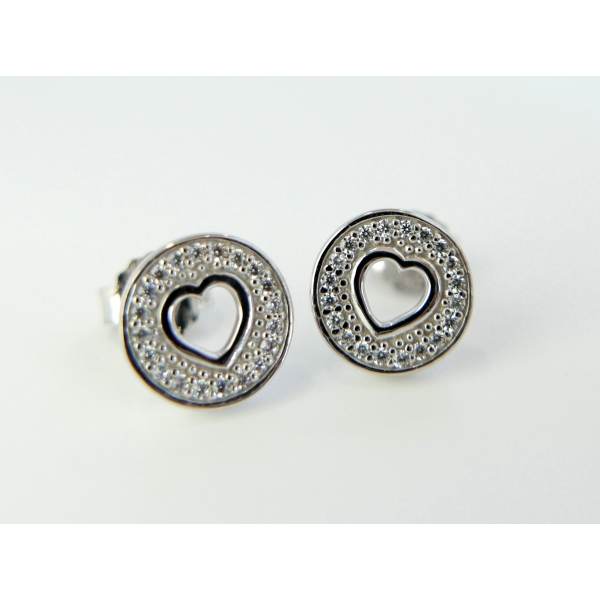 stříbrné náušnice b-44862