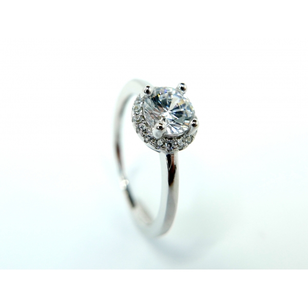 stříbrný prsten b-44974