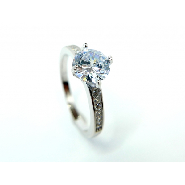 stříbrný prsten b-44977