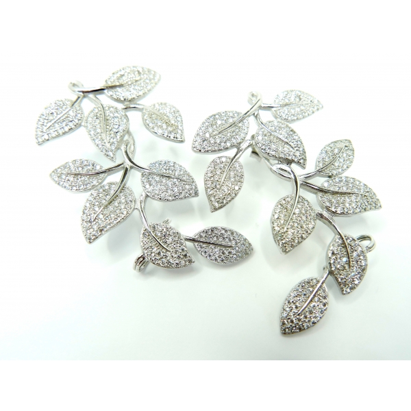 stříbrné náušnice b-44989