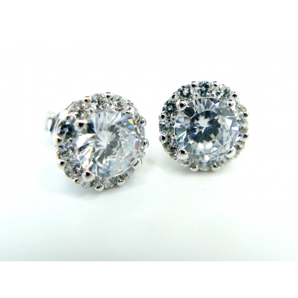 stříbrné náušnice b-45020