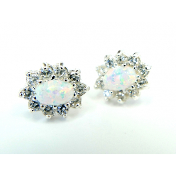 stříbrné náušnice b-45003