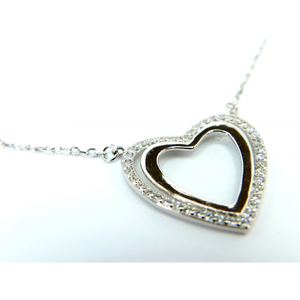 stříbrný řetízek b-45048