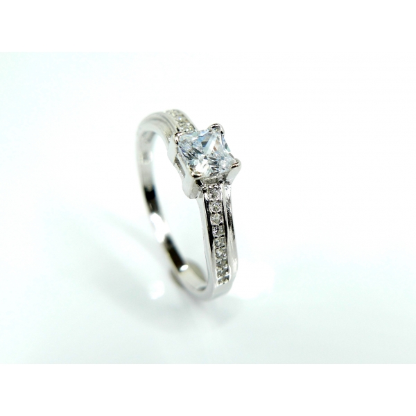 stříbrný prsten b-45086