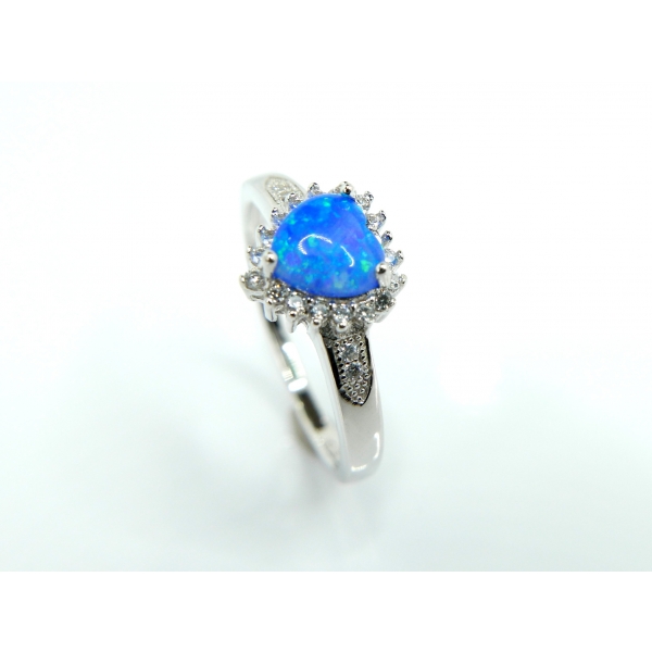 stříbrný prsten b-45092