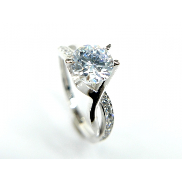 stříbrný prsten b-45204