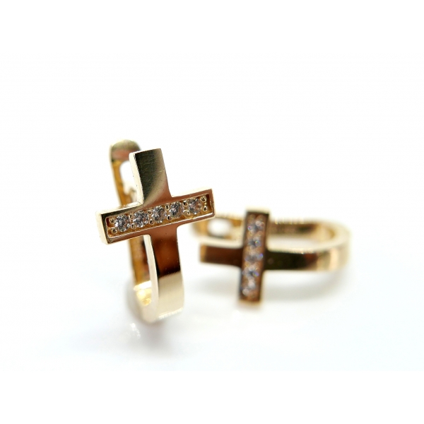 zlaté náušnice b-45238