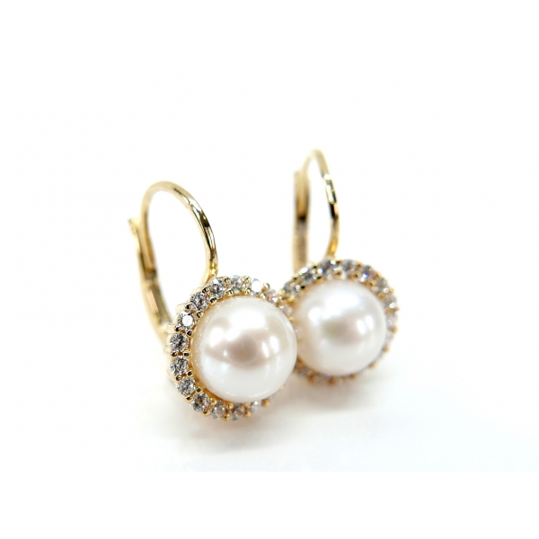 zlaté náušnice b-45222