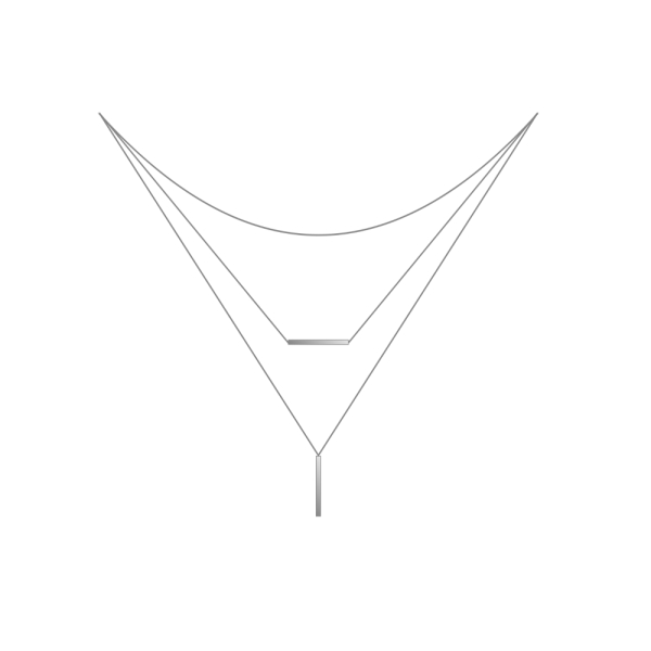 trojitý náhrdelník