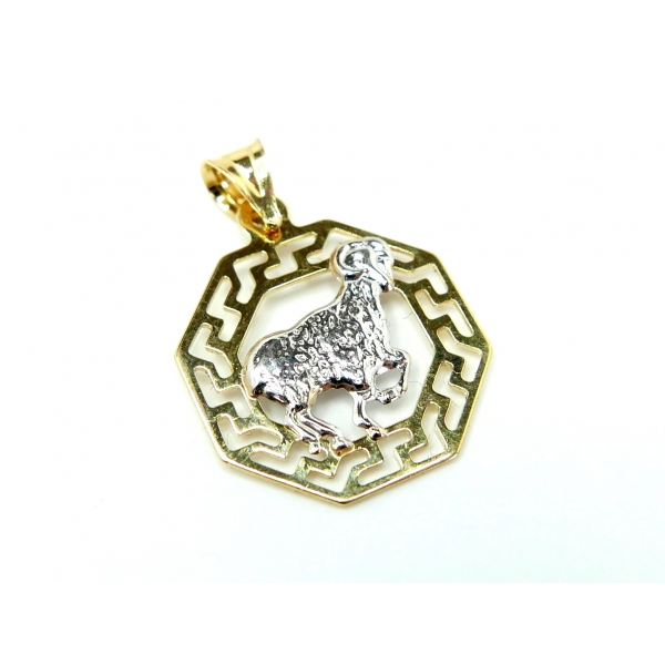 zlatý přívěšek znamení b-45760