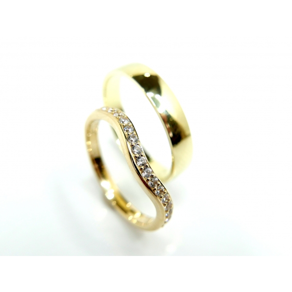 snubní prsteny l-273/žl