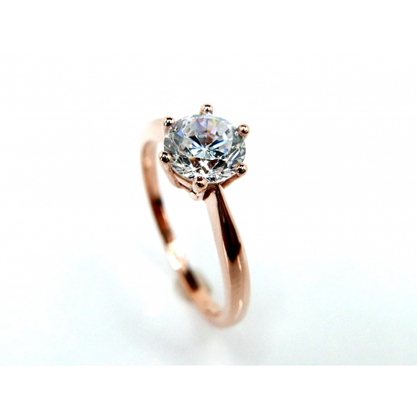 prsten s moissanitem b-45938